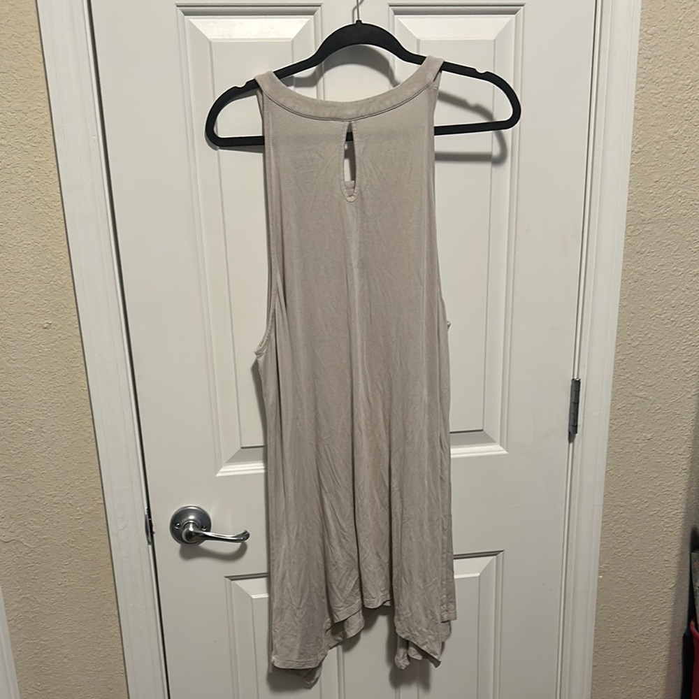 Torrid SuperSoft Tan Halter Tank Top - Picture 4 of 4